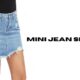 mini jean skirt