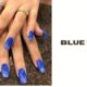 blue nails