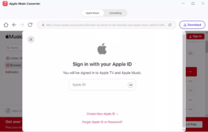 Log in Apple Music Account