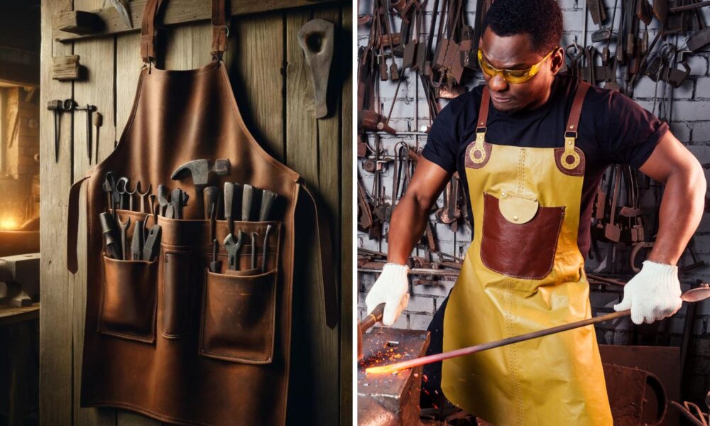 Leather Apron in Blacksmithing