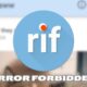 RIF Error Forbidden