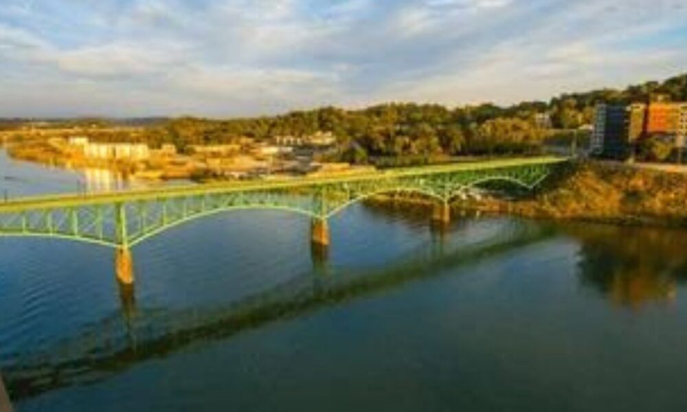 Gay Street and Cumberland River