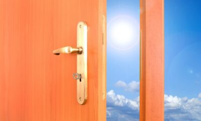 Orange Sort of Door Hinges