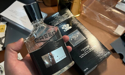 Perfume in its Packaging