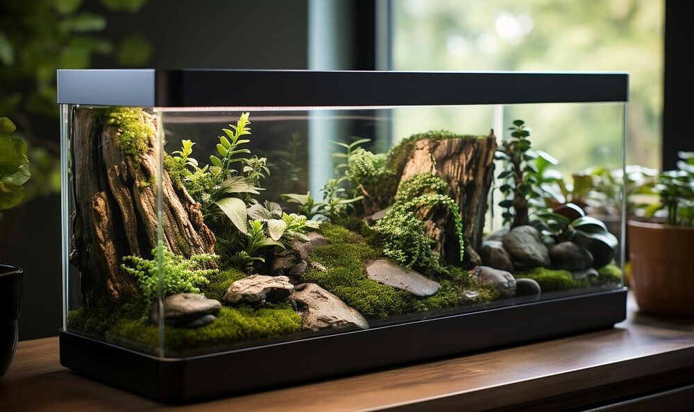 Cinder Block Aquarium Stand