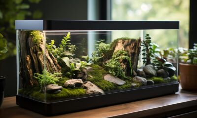 Cinder Block Aquarium Stand