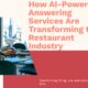 AI-Powered Answering Services