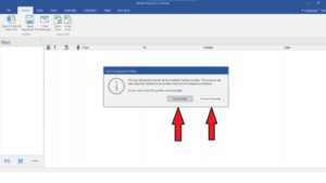 5. After the scan is complete, the Inbox Repair Tool will show the number of inconsistencies found in your file. Click Repair. Before performing the repair, make sure the option to create backup of the PST file is selected.