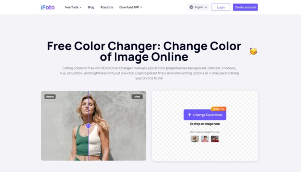 Use iFoto AI Color Changer to decorate your life!