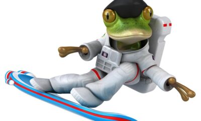 Skateboard Frog with a 40oz