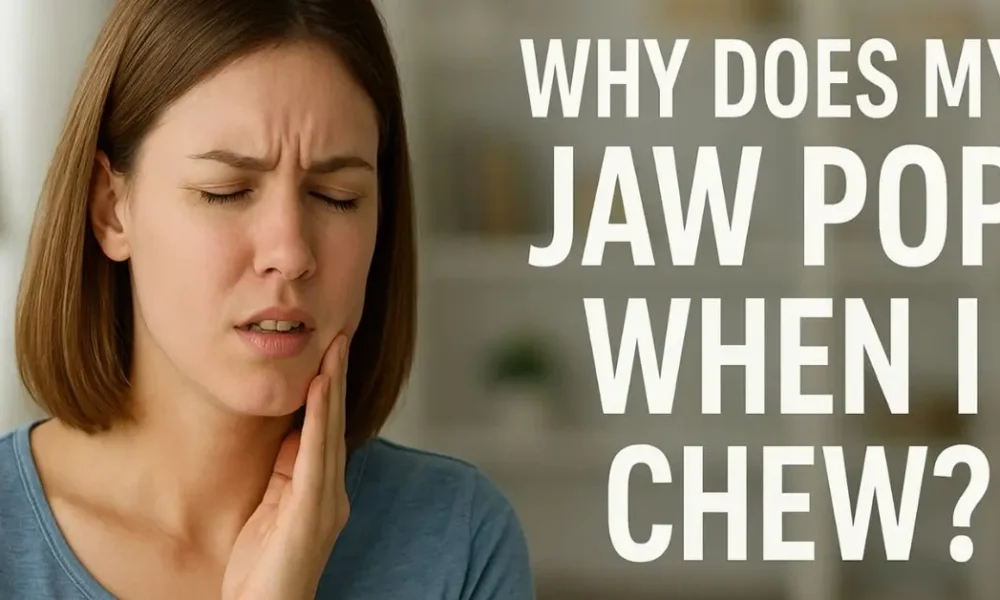 Why Does My Jaw Pop When I Chew