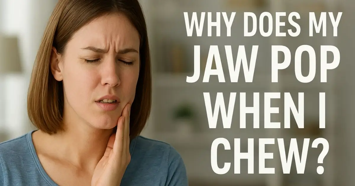 Why Does My Jaw Pop When I Chew