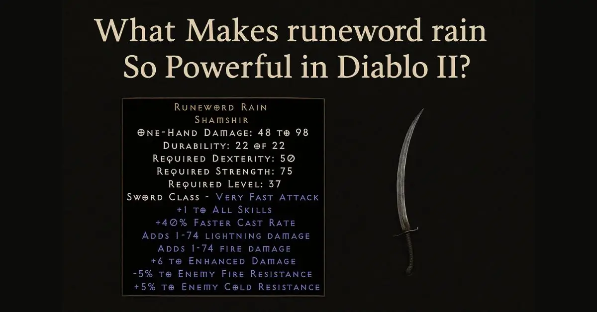 Runeword rain