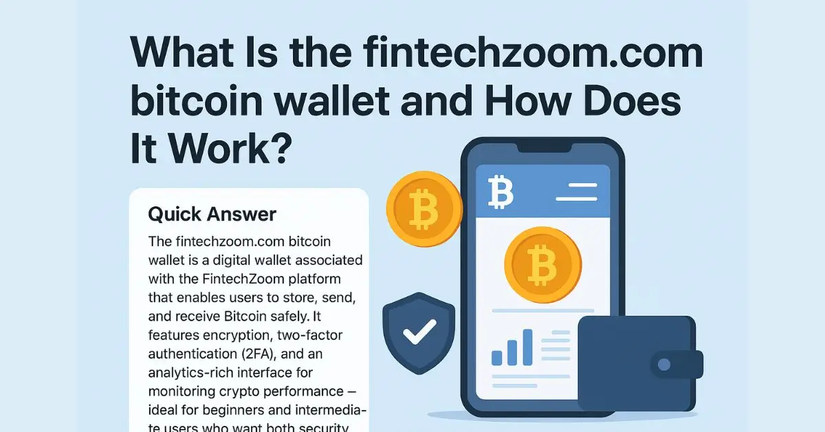 fintechzoom.com bitcoin wallet