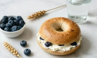 blueberry bagel nutrition value