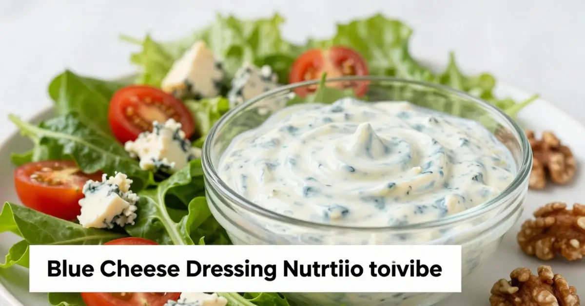 blue cheese dressing nutrition